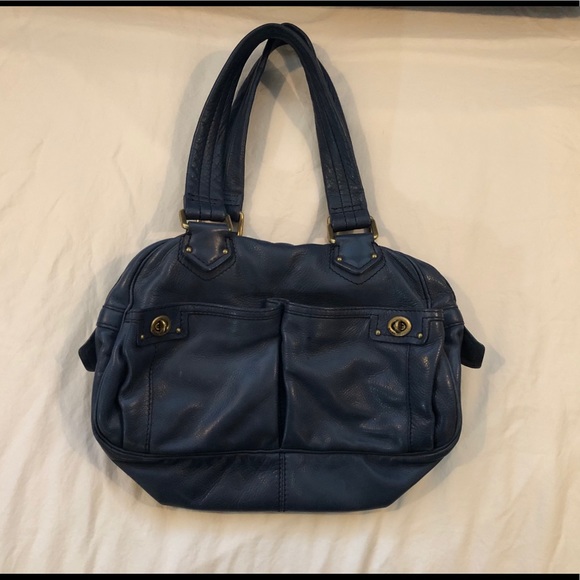 Marc by Marc Jacobs Blue Bowler Bag - Picture 1 of 8